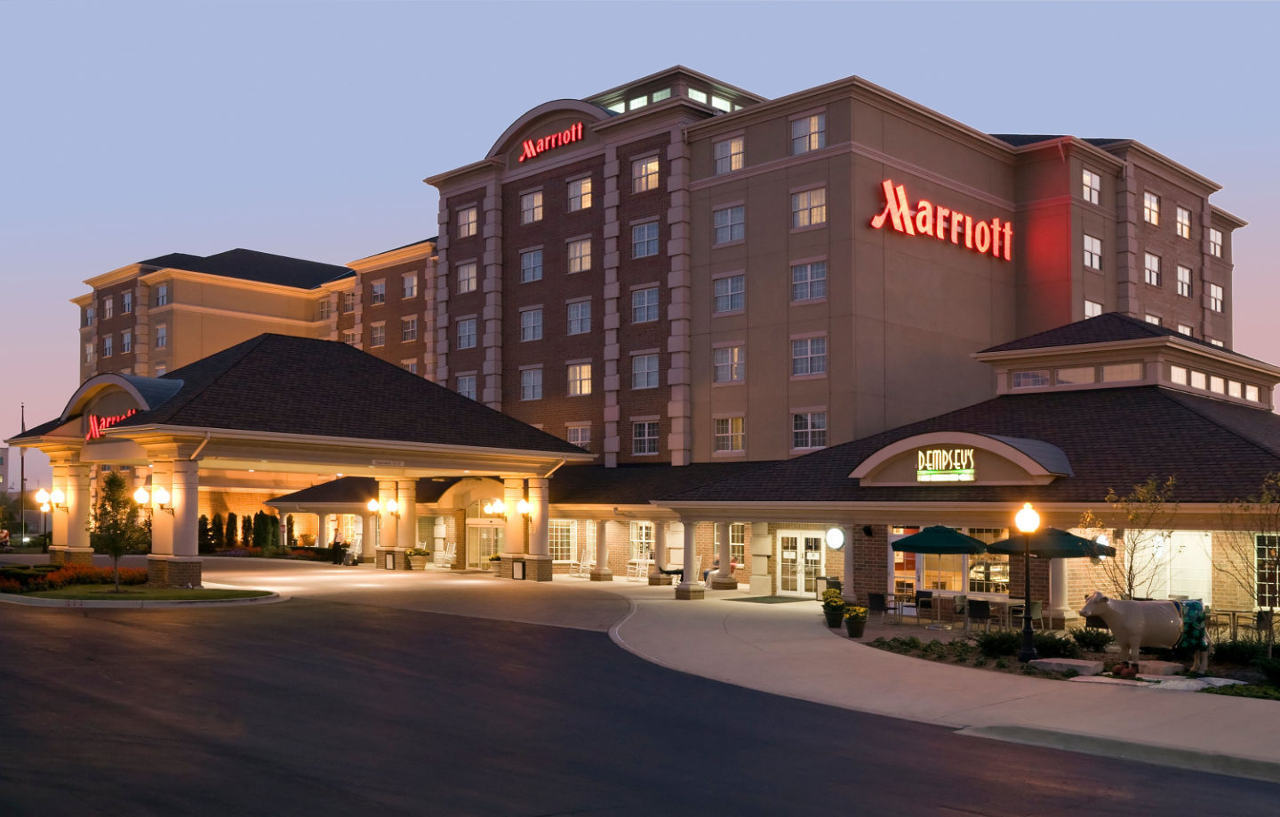 Chicago Marriott Midway Hotel Bedford Park Buitenkant foto